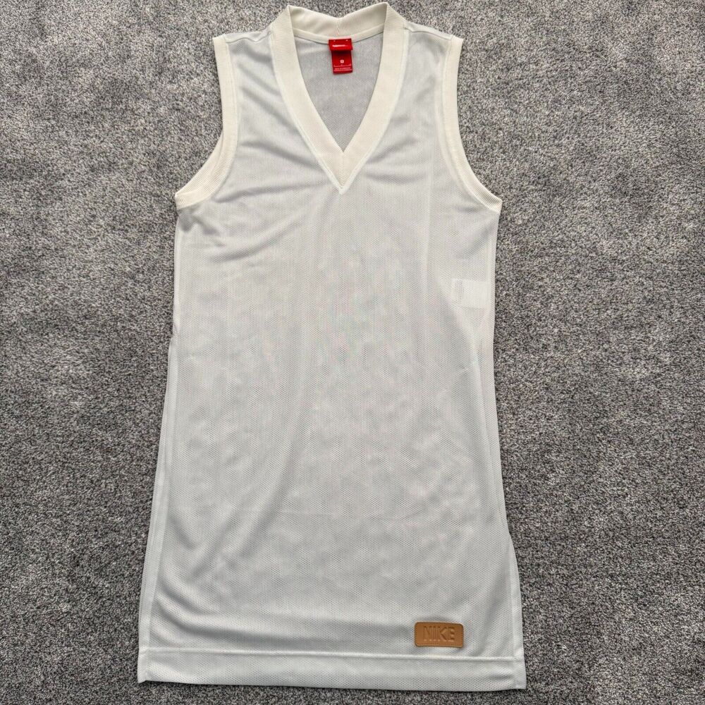 Nike‎ Sportswear Jersey Dress Womens Small Mesh Side Slits Athletic Lightweight